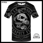 T-shirt Tête de Mort Serpent