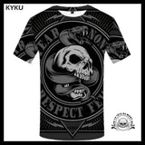 T-shirt Tête de Mort Serpent
