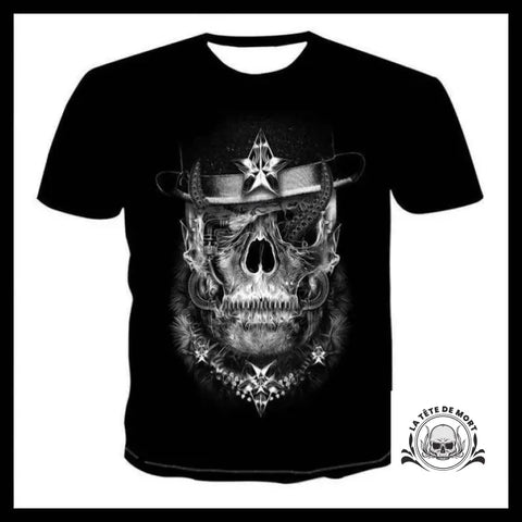 T-shirt Tête de Mort Shérif