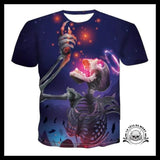 T-shirt Tête de Mort Squelette Déchu
