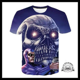 T-shirt Tête de Mort Super Héros