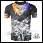 T-Shirt Tête de Mort Tatouage