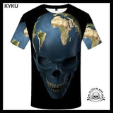 T-shirt Tête de Mort Terre