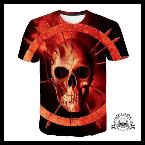 T-shirt Tête de Mort Torture