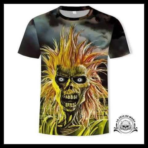 T-shirt Zombie Fou