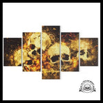 Tableau Crâne En Feu