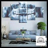 Tableau Crâne Rayon X