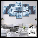 Tableau Crâne Rayon X