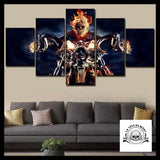 Tableau Tête de Mort Biker