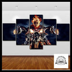 Tableau Tête de Mort Biker