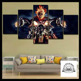 Tableau Tête de Mort Biker