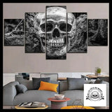 Tableau Tête de Mort Crâne Humain