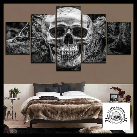 Tableau Tête de Mort Crâne Humain