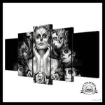 Tableau Tête de Mort Femme Mexicaine