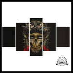 Tableau Tête de Mort Guerrier