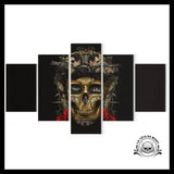 Tableau Tête de Mort Guerrier