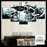 Tableau Tête de Mort Illusion d’Optique