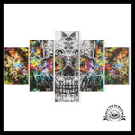 Tableau Tête de Mort Mexicaine