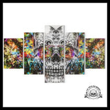 Tableau Tête de Mort Mexicaine