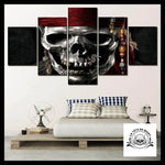 Tableau Tête de Mort Pirate
