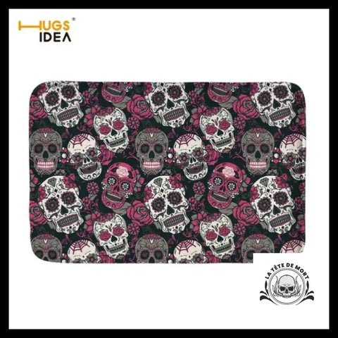 Tapis de Bain Crânes Calavera