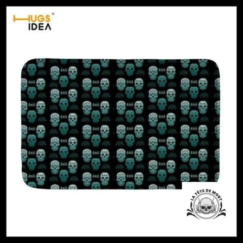 Tapis de Bain Crânes Mosaïque