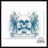 Tapis Crâne Art