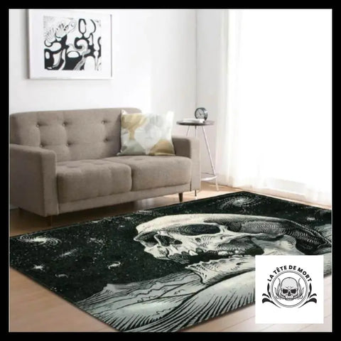 Tapis Crâne Humain Gothique