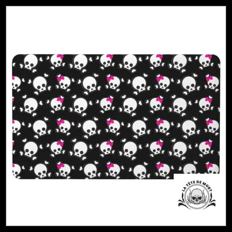 Tapis Crâne Kawaii