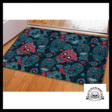 Tapis Crâne Mexicain Calavera