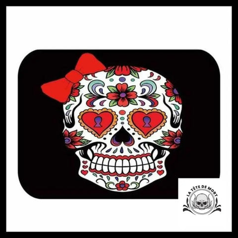 Tapis Crâne Mexicain Coloré