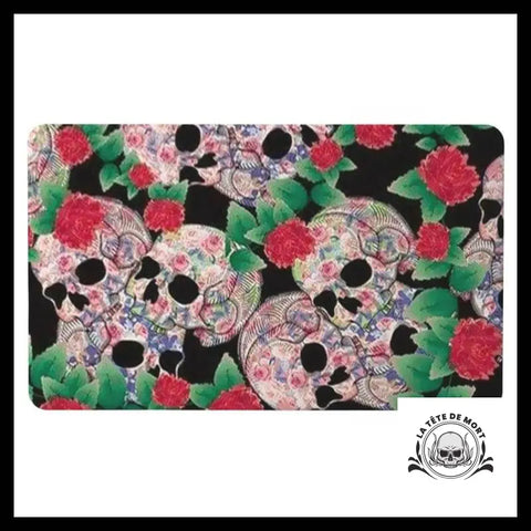 Tapis Crâne et Rose