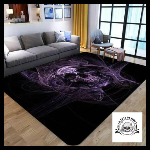 Tapis Crâne Violet