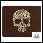 Tapis de Souris Crâne Fleuri
