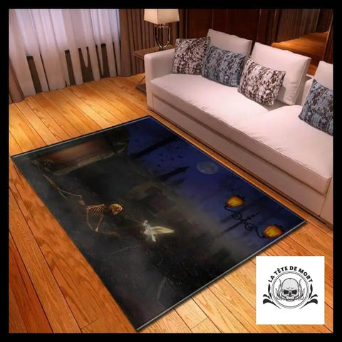 Tapis Tête de mort Cimetiere