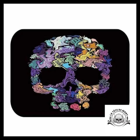 Tapis Tête de Mort Colorée