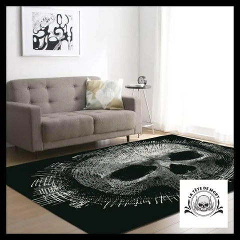 Tapis Tête de Mort Crâne