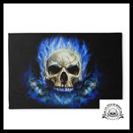 Tapis Tête de Mort en Feu