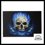 Tapis Tête de Mort en Feu