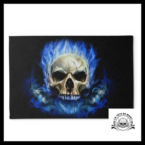 Tapis Tête de Mort en Feu