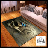Tapis Tête de Mort Fossile