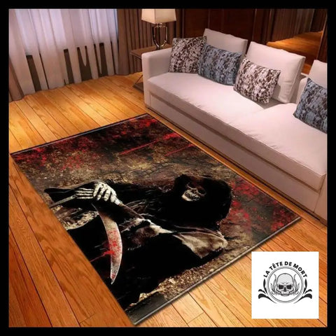Tapis Tête de Mort La Grande Faucheuse