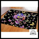 Tapis Tête de Mort Papillon