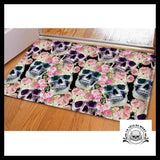 Tapis Tête de Mort Romantique