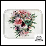 Tapis Tête de Mort et Rose