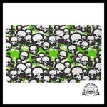 Tapis Tête de Mort Verte