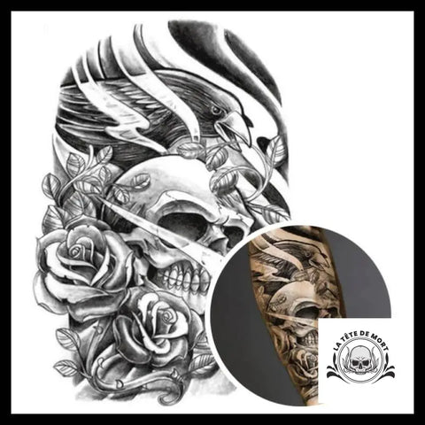 Tatouage Éphémère Biker
