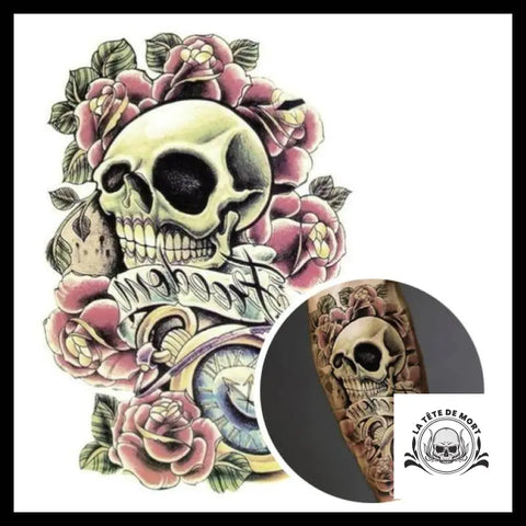 Tatouage Éphémère Fleurs