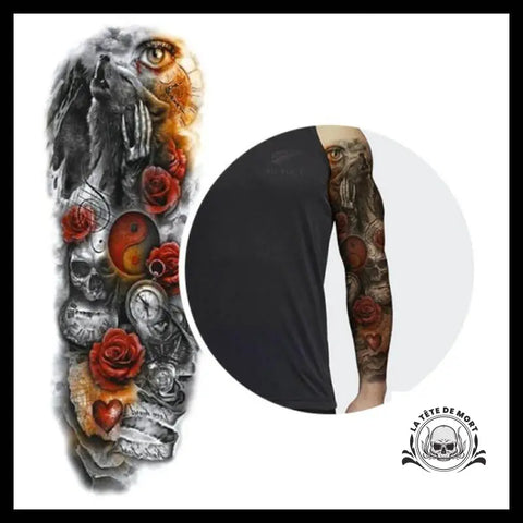 Tatouage Éphémère Loup