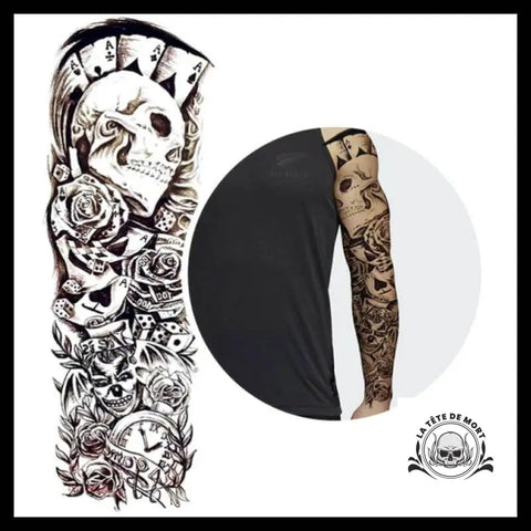 Tatouage Éphémère Poker